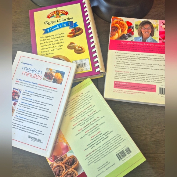 Cookbook Collector Set Of 4 What You Love To Quick & Easy Minute Meals Desserts - Picture 2 of 9